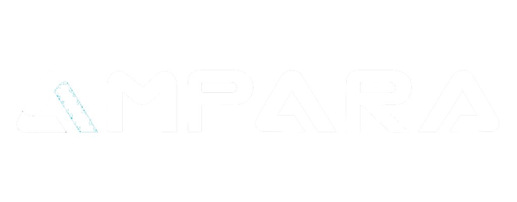 ampara logo horizontal blanco